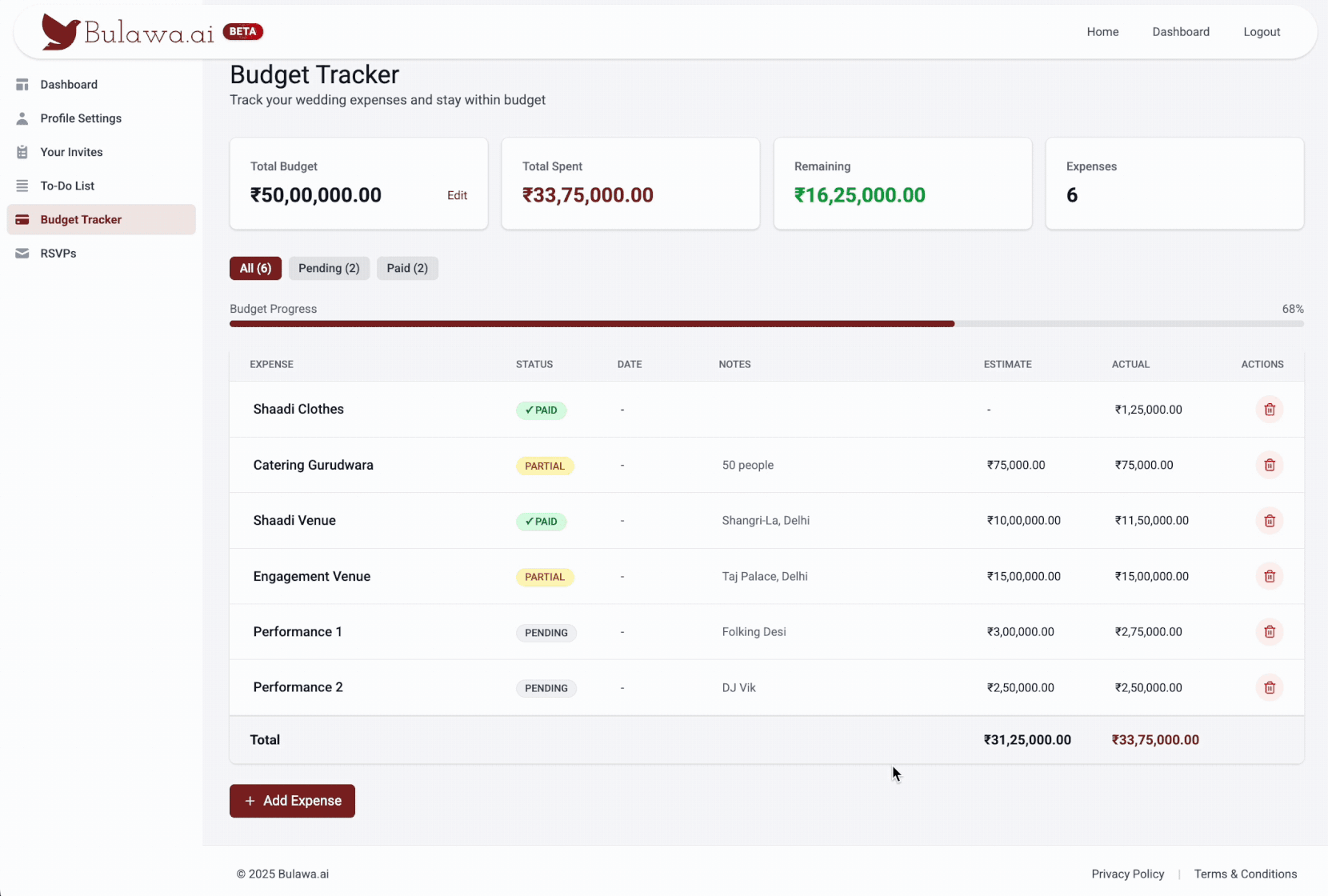 Budget Tracker illustration